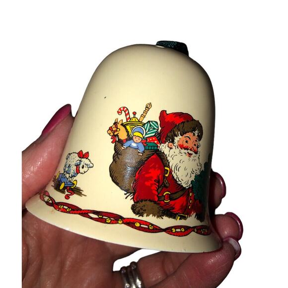 Potpourri Press Bell Pomander Kris Kringle Santa‎ Ornament Sachet Air Freshener - Picture 7 of 10